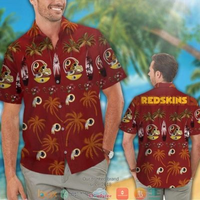 Washington Redskins Coconut Pattern Hawaiian Shirt, Short - Hot Sale 2025