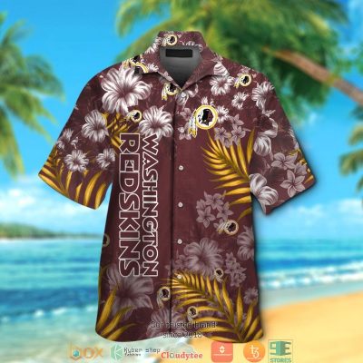 Washington Redskins Hibiscus Leaf Hawaiian Shirt, Short - Hot Sale 2025