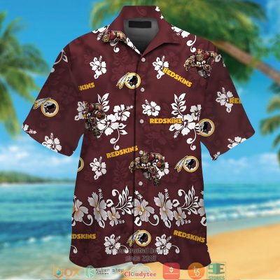 Washington Redskins Hibiscus Pattern Hawaiian Shirt, Short - Hot Sale 2025