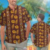 Washington Redskins Leaf Hibiscus Square Pattern Hawaiian Shirt Short 1 768x768 1.jpg - demo10