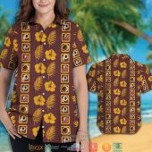 Washington Redskins Leaf Hibiscus Square Pattern Hawaiian Shirt Short 1 2 768x768 1.jpg - demo10
