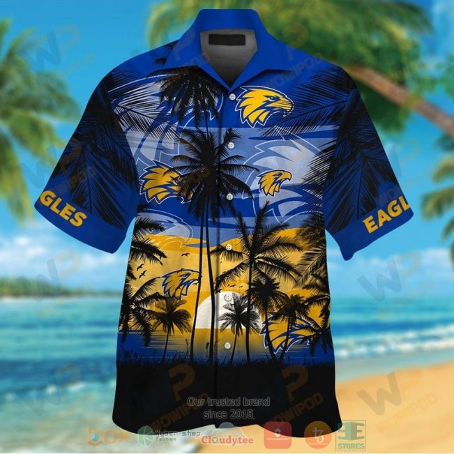West Coast Eagles Hawaiian Shirt And Shorts - Hot Sale 2025