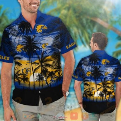West Coast Eagles Hawaiian Shirt And Shorts - Hot Sale 2025