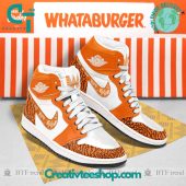 Whataburger Air Jordan 1 Sneakers - soulcals.com