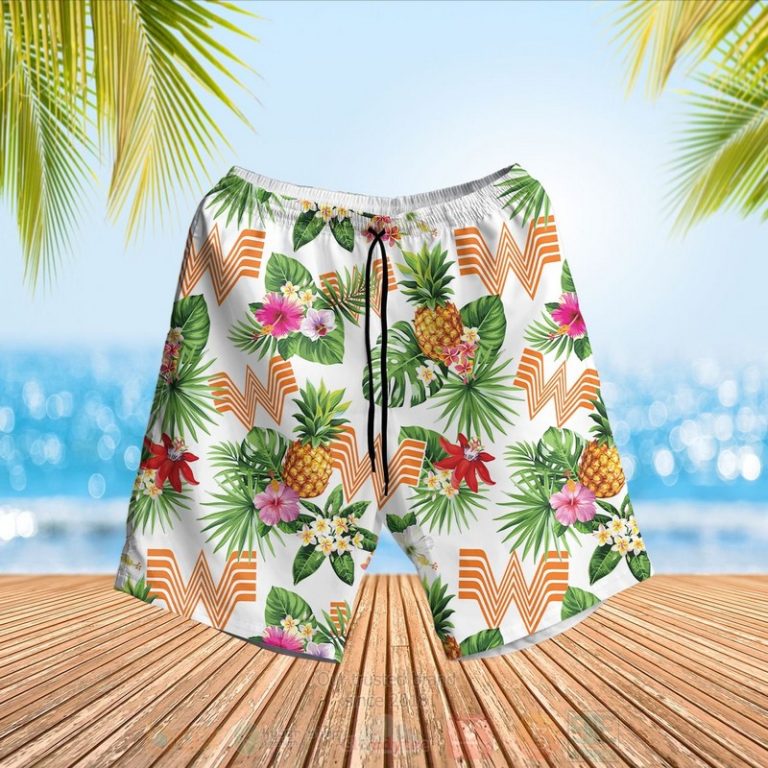 Whataburger Fast Food Lovers White Hawaiian Shirt, Short - Hot Sale 2025 Whataburger Fast Food Lovers White Hawaiian Shirt, Short - Hot Sale 2025