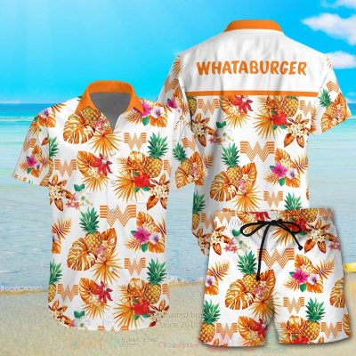 Whataburger Pineapple Orange Hawaiian Shirt, Short - Hot Sale 2025