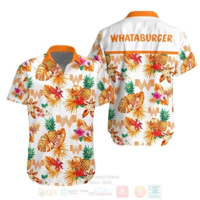 Whataburger Pineapple Orange Hawaiian Shirt, Short - Hot Sale 2025