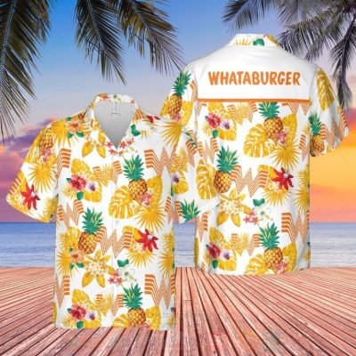 Whataburger Pineapple Yellow Hawaiian Shirt, Short - Hot Sale 2025