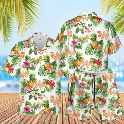 Whataburger White Hawaiian Shirt, Short - Hot Sale 2025