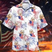 White Golden Independence Day Is Coming Hawaiian Shirt Shorts.jpg - demo10