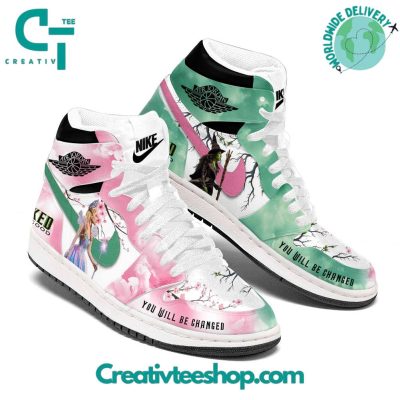 Wicked "You will be Changed For Good" Special Air Jordan 1 Sneaker - Creativteeshop