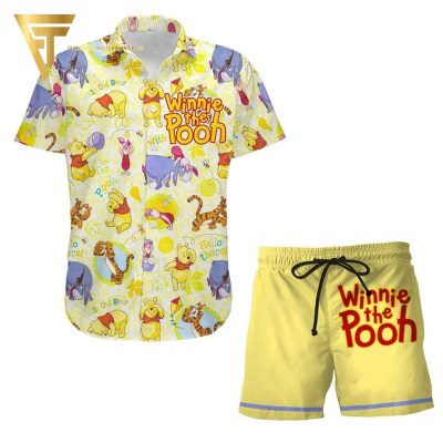 Winnie-The-Pooh All Over Print Hawaiian Shirts And Beach Shorts - Hot Sale 2025
