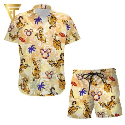 Winnie-The-Pooh Tigger All Over Print Hawaiian Shirts And Beach Shorts - Hot Sale 2025