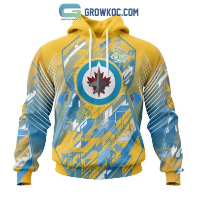 Winnipeg Jets NHL Fearless Against Childhood Cancers Hoodie T Shirt