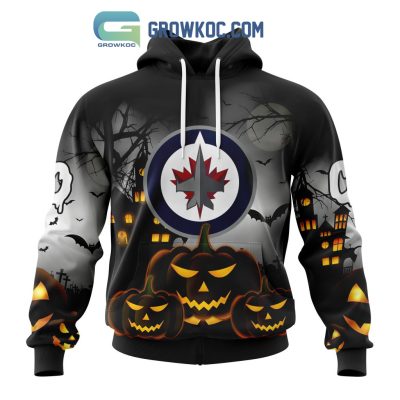 Winnipeg Jets NHL Special Pumpkin Halloween Night Hoodie T Shirt