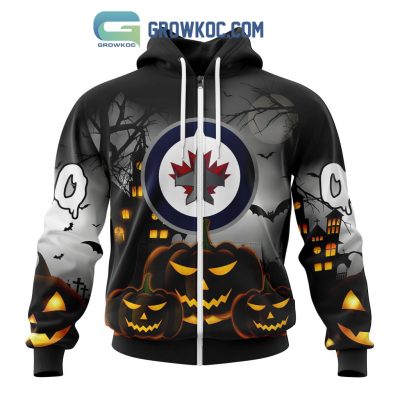 Winnipeg Jets NHL Special Pumpkin Halloween Night Hoodie T Shirt