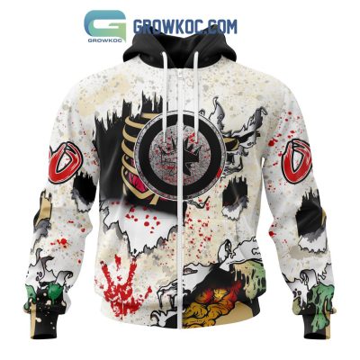 Winnipeg Jets NHL Special Zombie Style For Halloween Hoodie T Shirt