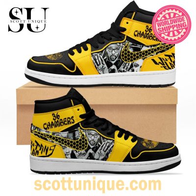 Wu Tang 36 Chambers Nike Air Jordan 1 High Top Sneakers -Soulcals.com