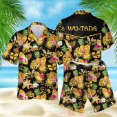Wu Tang Clan Bee Black Hawaiian Shirt Short.jpg - demo10