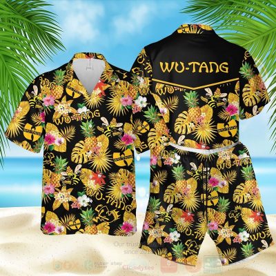 Wu-Tang Clan Bee Black Hawaiian Shirt, Short - Hot Sale 2025