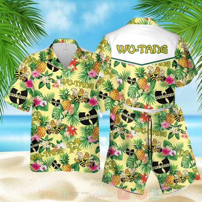 Wu-Tang Clan Bee Yellow Hawaiian Shirt, Short - Hot Sale 2025