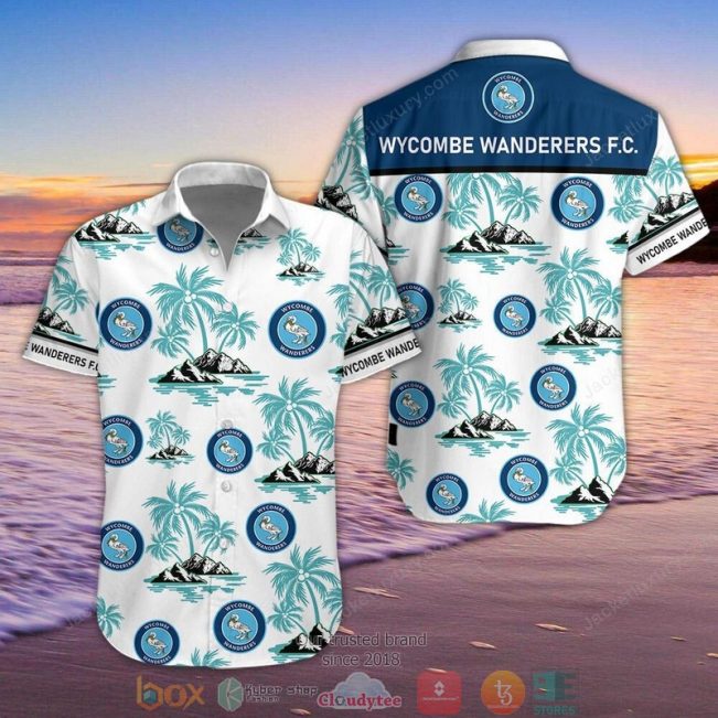 Wycombe Wanderers Hawaiian Shirt, Short - Hot Sale 2025