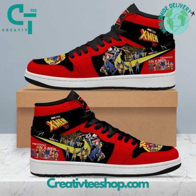 X-Men 97 Xavier Institute Air Jordan 1 Sneakers - soulcals.com