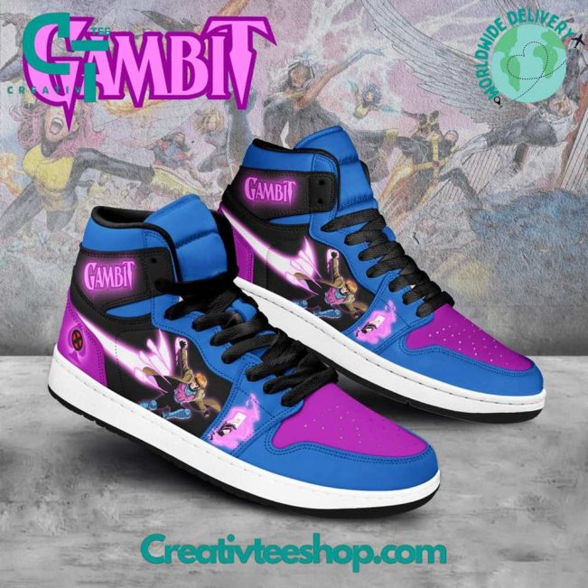X-Men Gambit Air Jordan 1 Sneakers - soulcals.com