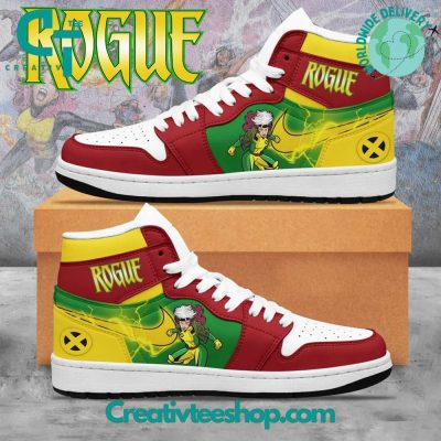 X-Men Rogue Air Jordan 1 Sneakers - soulcals.com