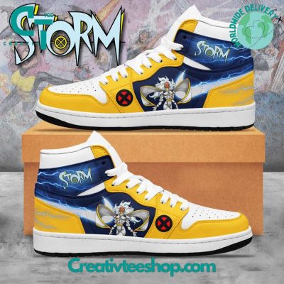 X-Men Storm Air Jordan 1 Sneakers - soulcals.com