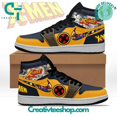 X-Men X-Force Air Jordan 1 Sneaker - soulcals.com