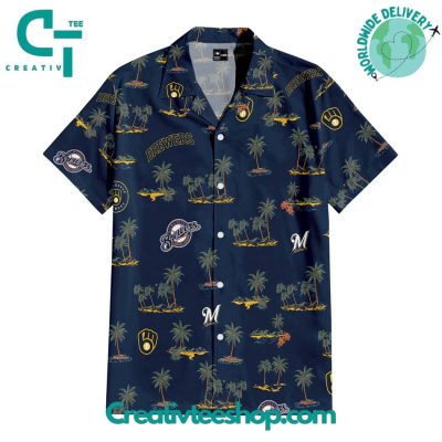 Milwaukee Brewers Victory Blend Hawaiian Set - Teesmith