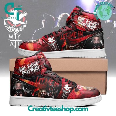 The Fiend Bray Wyatt Air Jordan 1 Sneaker - soulcals.com