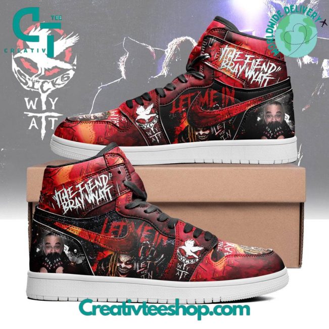 The Fiend Bray Wyatt Air Jordan 1 Sneaker - soulcals.com