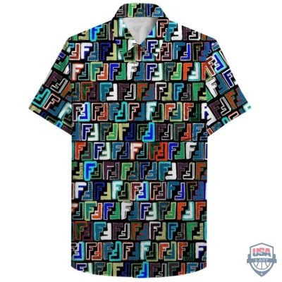 Fendi Hawaiian Shirt Beach Short 01 - Hot Sale 2025