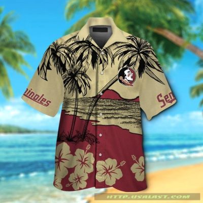 Florida State Seminoles Hibiscus Hawaiian Shirt Beach Short - Hot Sale 2025