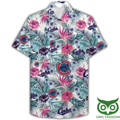 Chicago Cubs Leaf Flip Flops And Combo Hawaiian Shirt Shorts