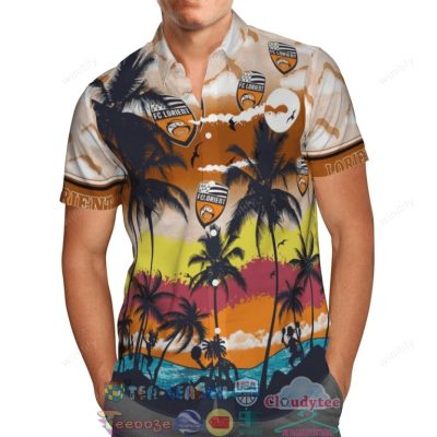 Lorient Fc Palm Tree Hawaiian Shirt Beach Shorts - Hot Sale 2025