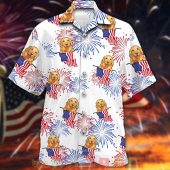 Yellow Golden Independence Day Is Coming Hawaiian Shirt Shorts.jpg - demo10