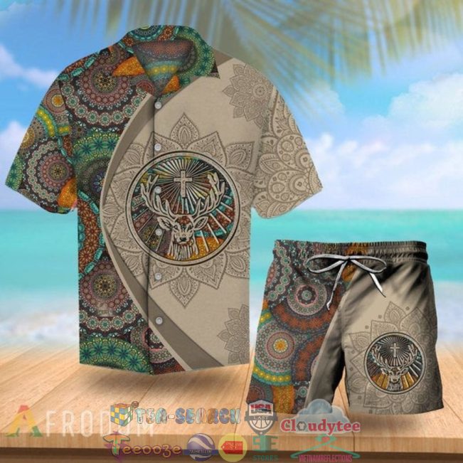 Aloha Mandala Jagermeister Hawaiian Shirt And Shorts - Hot Sale 2025