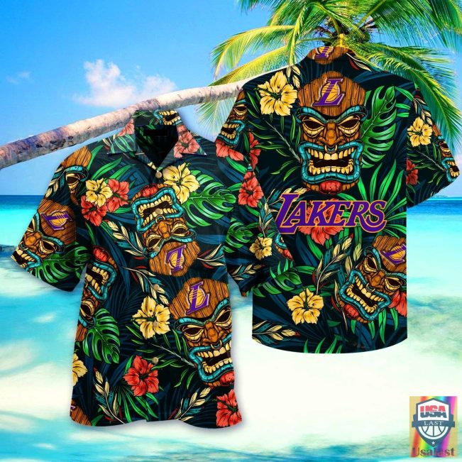 Los Angeles Lakers Mlb Hawaiian Shirt Beach Short - Hot Sale 2025