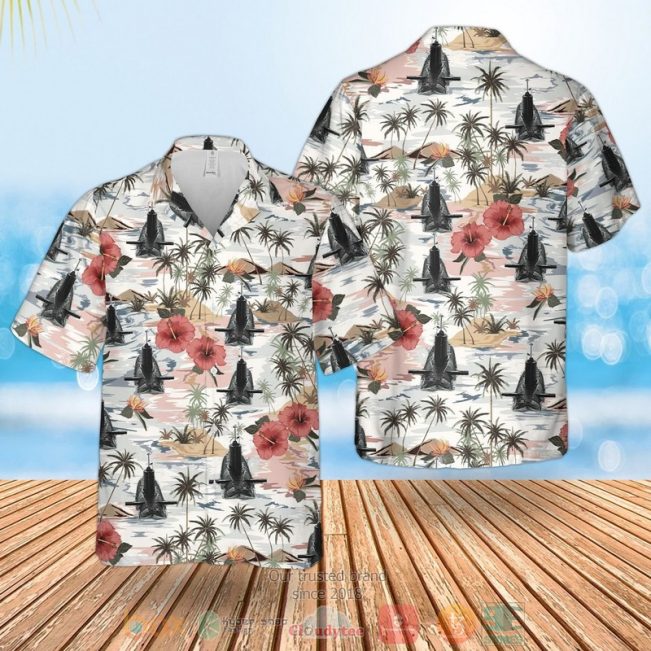 Rn Historical Resolution-Class Ugm-27 Polaris Ballistic Missile Submarine White Hawaiian Shirt, Shorts - Hot Sale 2025