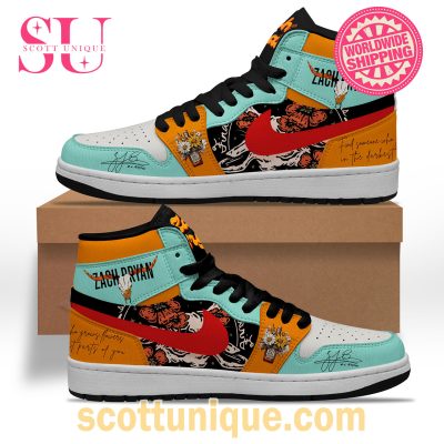 Zach Bryan Limited Signature Nike Air Jordan 1 Shoes -Soulcals.com