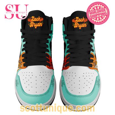 Zach Bryan Limited Signature Nike Air Jordan 1 Shoes -Soulcals.com