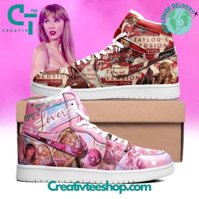 Taylor Swift Lover Version Air Jordan 1 Sneaker - soulcals.com