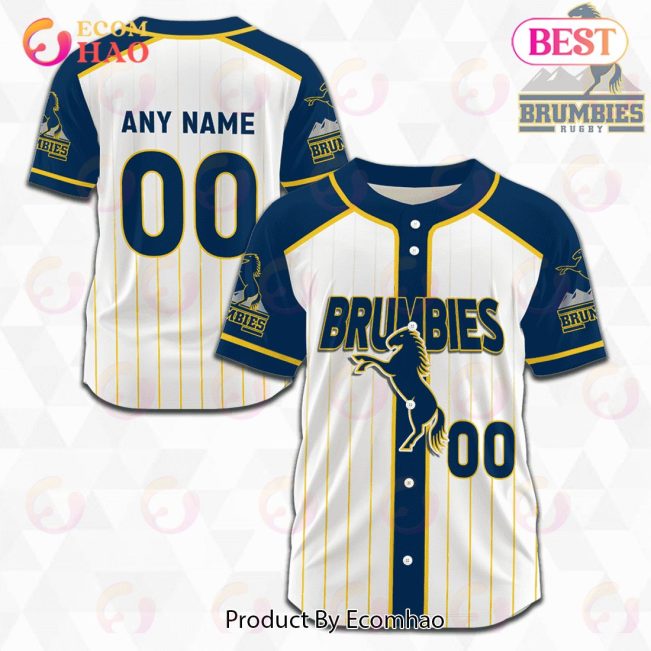 ACT Brumbies Super Rugby Baseball Jerseys 2023 -soulcals