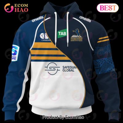 ACT Brumbies Super Rugby Mix Jerseys 2023 Personalized 3D Hoodie -soulcals