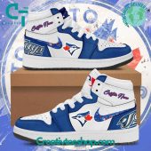 MLB Toronto Blue Jays Personalized Air Jordan 1 Sneaker - soulcals.com