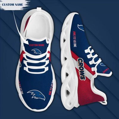 AFL Adelaide Crows Custom Name Max Soul Shoes