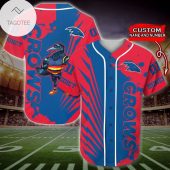 AFL Adelaide Crows Custom Name Red Navy Blue Baseball Jersey